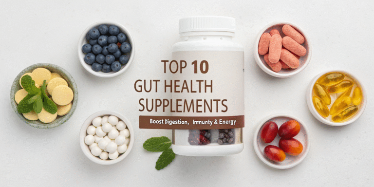 Top gut health supplements for better digestion, immunity, and energy