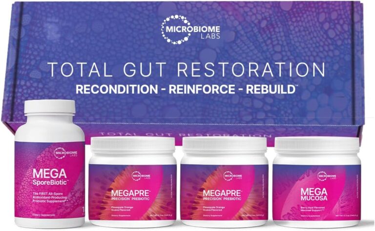 Microbiome Total Gut Restoration Kit for gut health and balanced digestion
