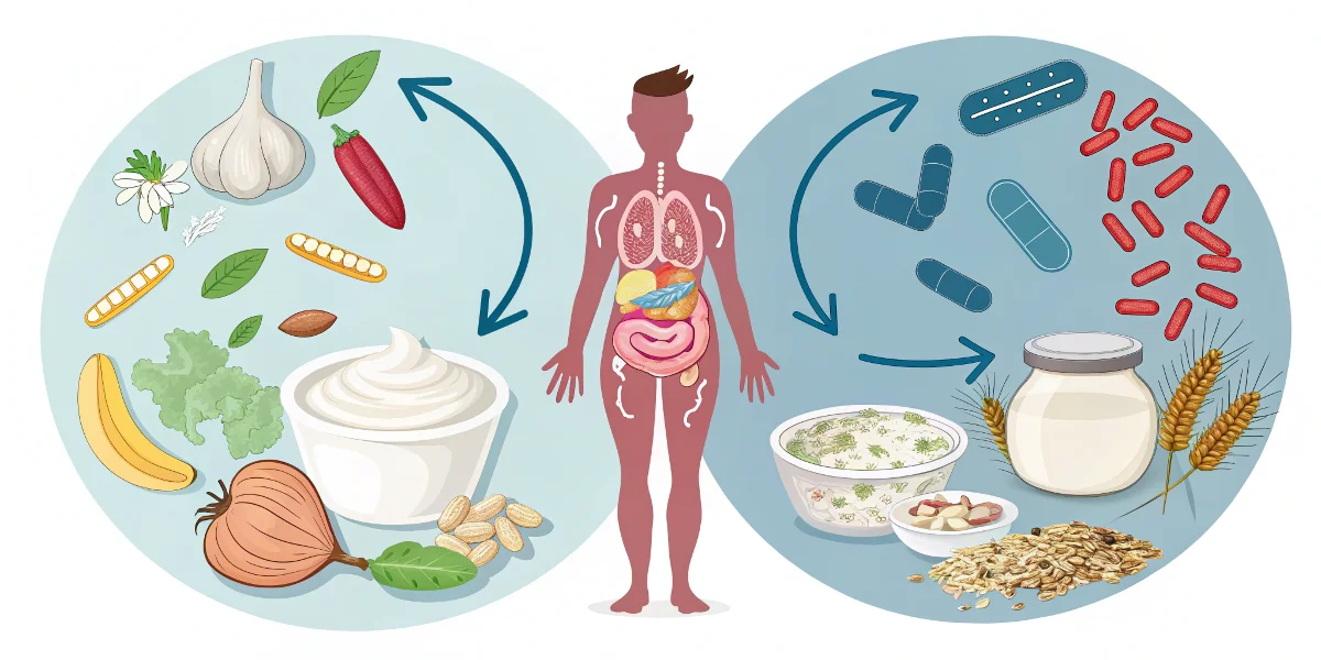 Probiotics vs Prebiotics
